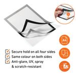 Durable Duraframe A4 Slver Pk2