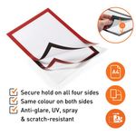 Durable Duraframe S/Adh Frm Red Pk2