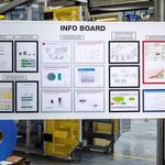 Durable Duraframe Magn A4 Red Pk5