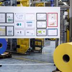 Durable Duraframe Magn A4 Blue Pk5