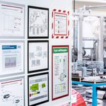 Durable Duraframe Magn A4 Blue Pk5