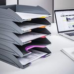 Durable Varicolor Eco Letter Trays