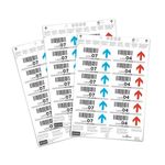 Durable Insert Sheets 100X38Mm Pk240