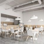 Durable Info Sign Floor Stand A4