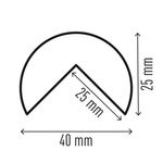 Corner Protection Profile C25R Pk5