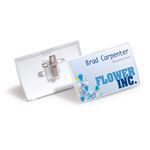 Durable Click Fld Badge W/Clip Pk25