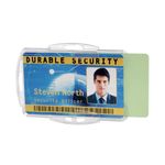 Durable Id 2 Card Holder Clear P10