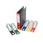 Durable Ordofix Spine Label Blk Pk10