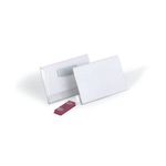 Durable Magnetic Badges Transp Pk25