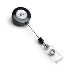 Durable Badge Reel Charcoal Pk10