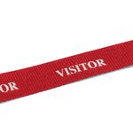 Durable Lanyard Printed Visitor Pk10