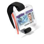 Durable Sec Arm Band Id Hldr Pk10