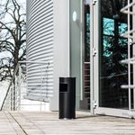 Durable Waste Bin 17L Ashtray 2L