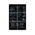 Securit Xxl Square Chalkbrds Pk6