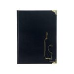 Securit Basic Range Wine Card A4 Blk