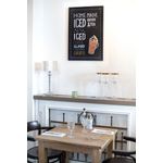 Securit Woody Chalkbrd Chalk Mkr Blk