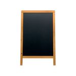 Securit Duplo Pavement Chalkbrd Teak