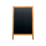 Securit Duplo Pavement Chalkbrd Teak