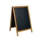 Securit Duplo Pavement Chalkbrd Teak