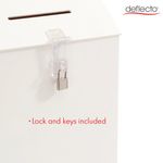 Deflecto Suggestion Box White
