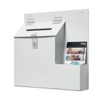 Deflecto Suggestion Box White