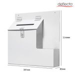 Deflecto Suggestion Box White