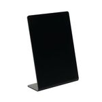 Deflecto Display Sign A6 Ptrt Blk