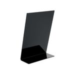 Deflecto Display Sign A4 Ptrt Blk