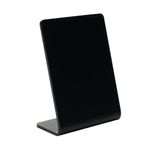Deflecto Display Sign A7 Ptrt Blk