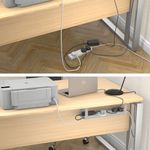 D-Line Cable Tidy Tray Steel Slv