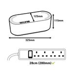 D-Line Cable Tidy Unit 340X120X115