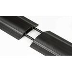 Dline Flr Cbl Cvr C/W Connectors Blk