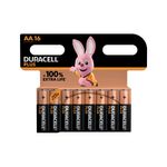 Duracell Plus Aa Battery 100% Pk16