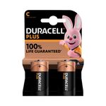 Duracell Plus C Battery Pk2
