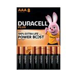 Duracell Plus Aaa Battery Alk Pk8