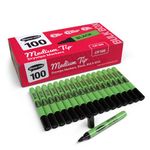 Shwme Med Pnt Slim Dwpe Mkr Bk Pk100