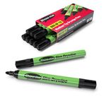 Shwme Med Slim D/Wpe Markr Blk Pk10