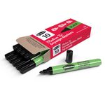 Shwme Med Slim D/Wpe Markr Blk Pk10