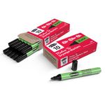 Shwme Med Slim D/Wpe Markr Blk Pk10