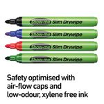 Show-Me Drywipe Markers Med Ast Pk48