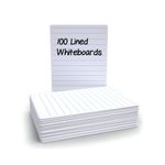 Economy Drywipe Board Lined A4 Pk100