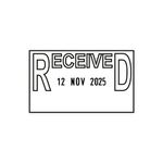 Colop Printer 38 Date Stamp Received