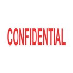 Colop Stamp Green Line Confidential