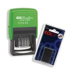 Buy S226 Grn Nmbr Foc Pads Blk Pk2