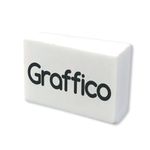 Graffico White Plastic Erasers Pk45