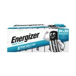 Energizer Max Plus 9V Battery Pk20