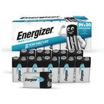 Energizer Max Plus 9V Battery Pk20