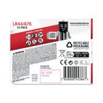 Energizer Alkaline Lr44 Battery Pk12