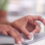 Dymo D1 Nylon Flex Tape 12Mm Blk/Wht