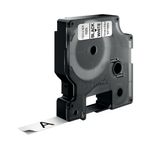 Dymo D1 Poly Tape 12Mm Blk/Wht